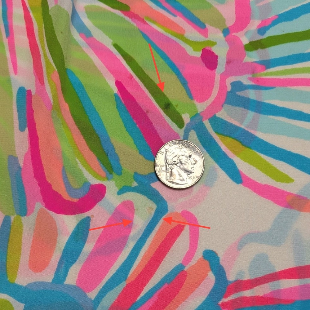 Lilly Pulitzer Elsa Silk Top Womens S Pink Blue Seashell Print Sleeveless - Picture 8 of 8